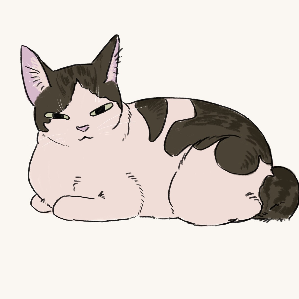 猫ちゃんの愉快な似顔絵を描きます 走り回ってる様なアグレッシブから凛としたおすましまで イメージ7
