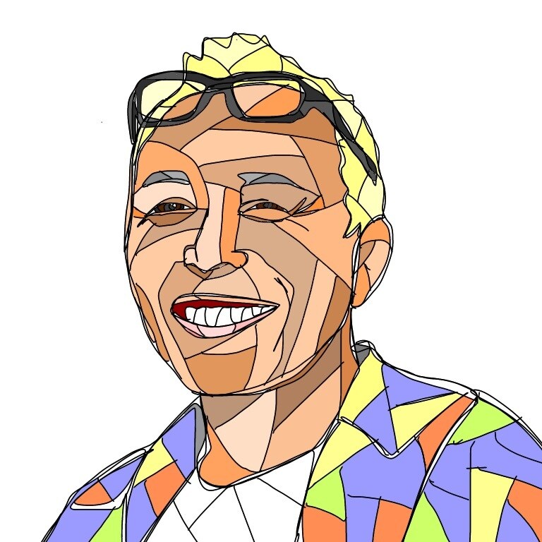 SNSのアイコンに使える似顔絵イラスト描きます ステンドグラス風に似顔絵描かせていただきます！ イメージ3