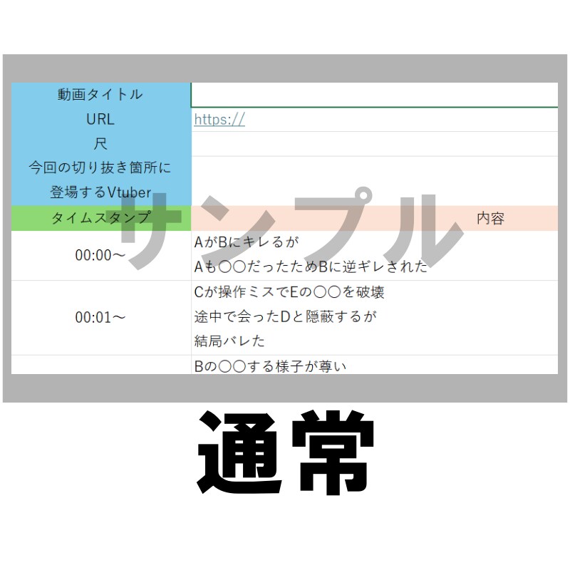 長尺動画から切り抜きに使えるネタ選びます 動画URLを送ってくれるだけでOK！ イメージ2