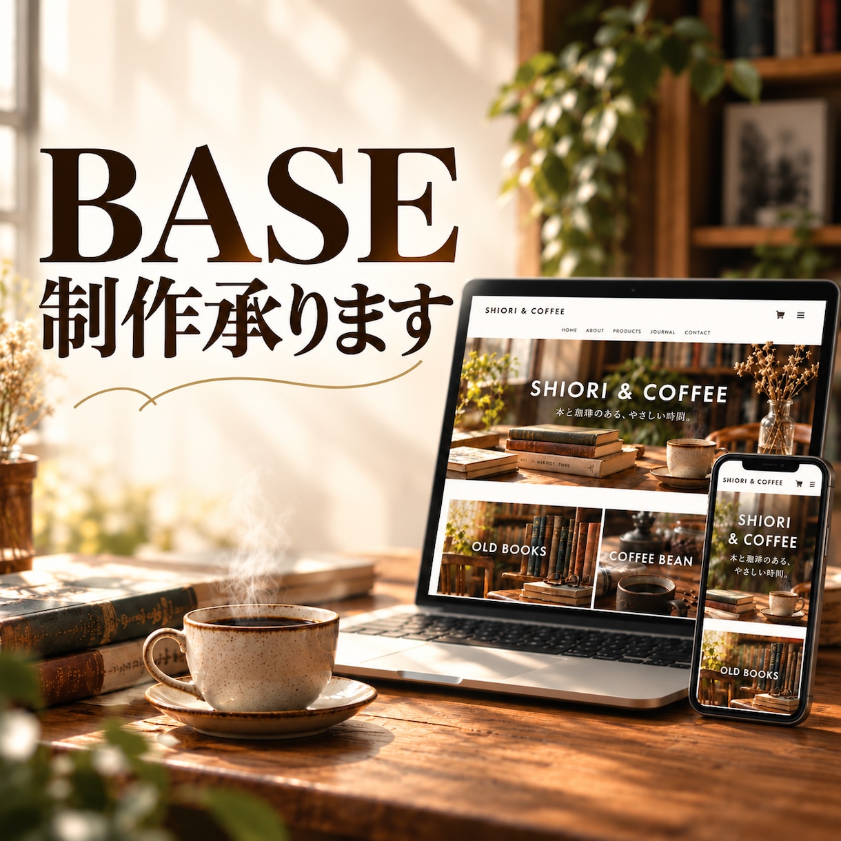 BASEで、あなたのお店をつくります ネットショップ制作｜商品登録｜画像調整 イメージ1