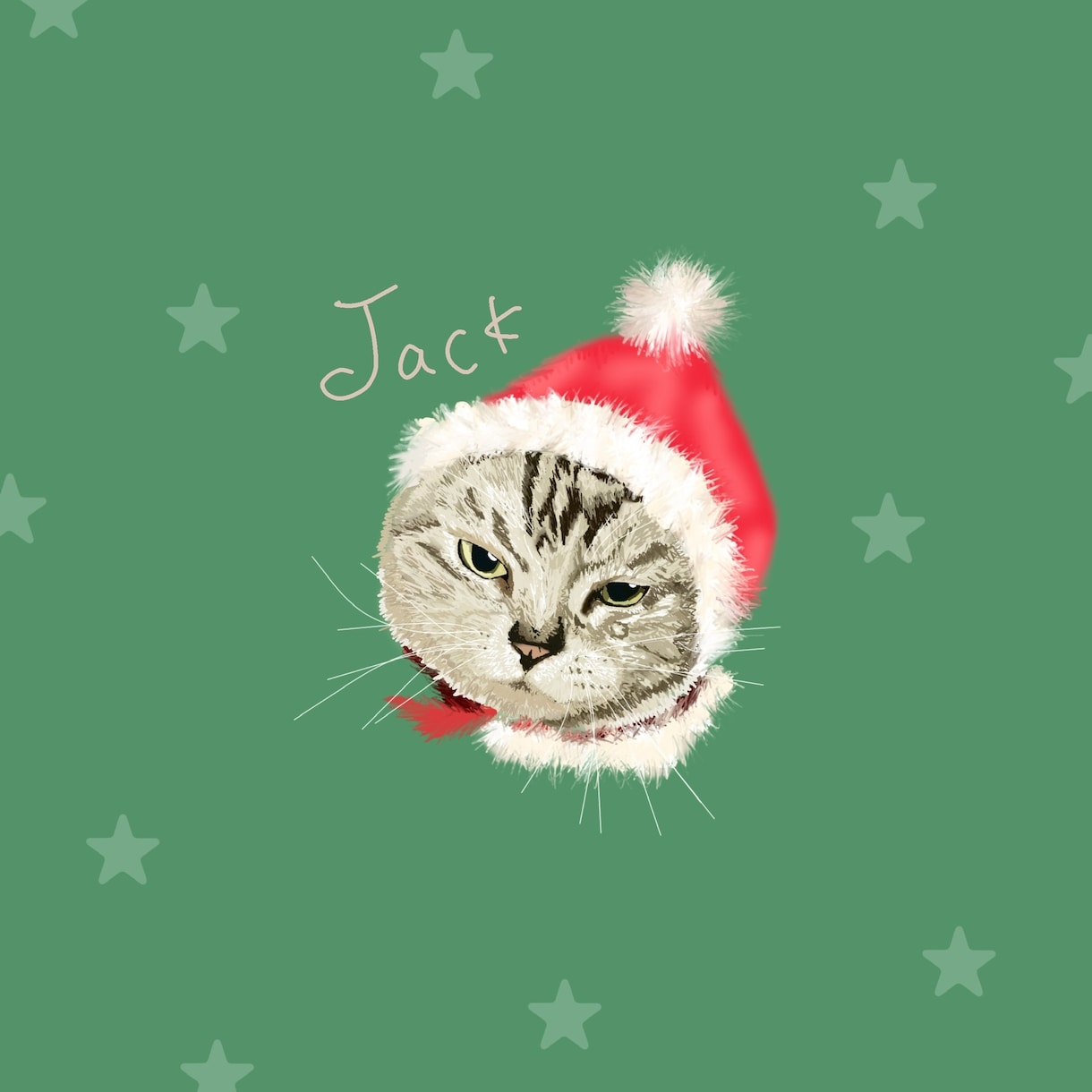 ペットの似顔絵を作成いたします お手持ちの写真から似顔絵作成いたします♡ イメージ3