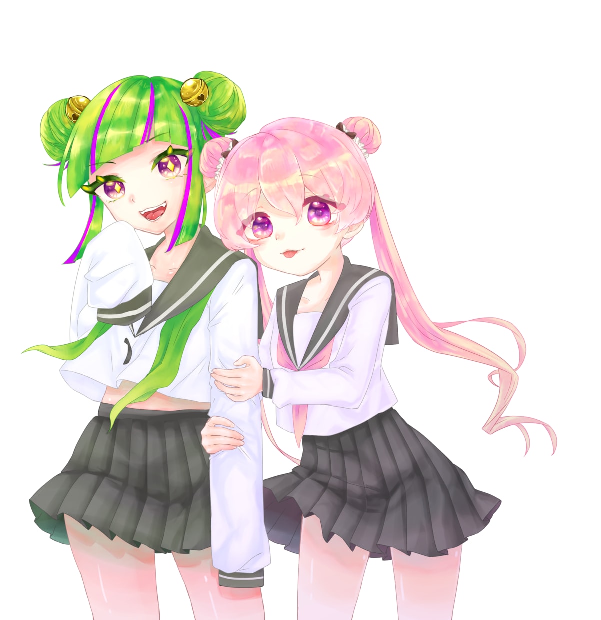 全身イラスト描きます 背景透過、ポージング指定自由でキャラクターのイラスト描きます イメージ1