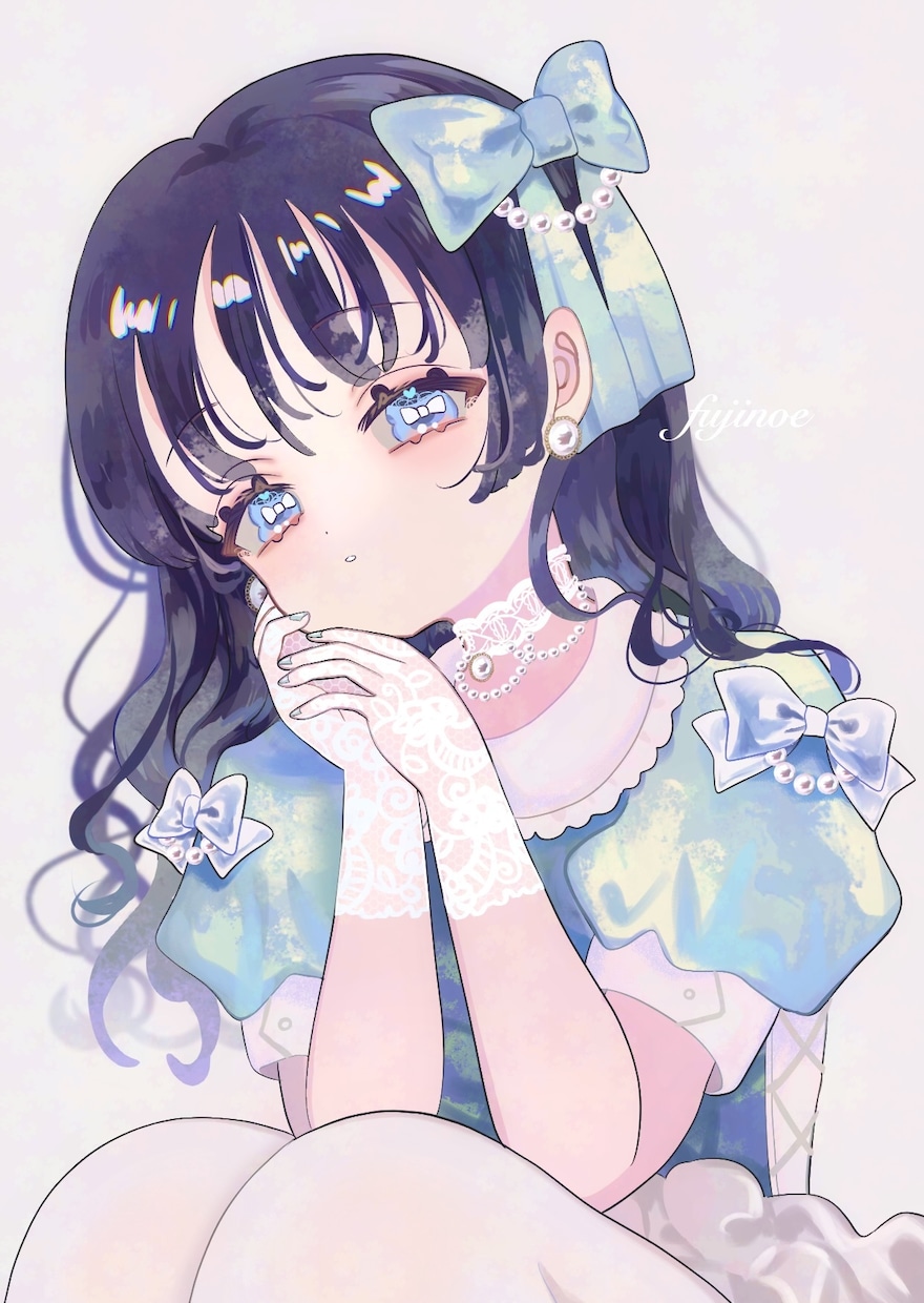 ドリーミーパステルな柔らかく幻想的な絵を制作します SNSアイコンやサムネ、ギフトなどに！女の子が得意です。 イメージ2