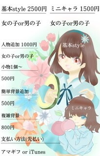 女の子キャラ描きます おめめキラキラの可愛く透明感のある子 イメージ1