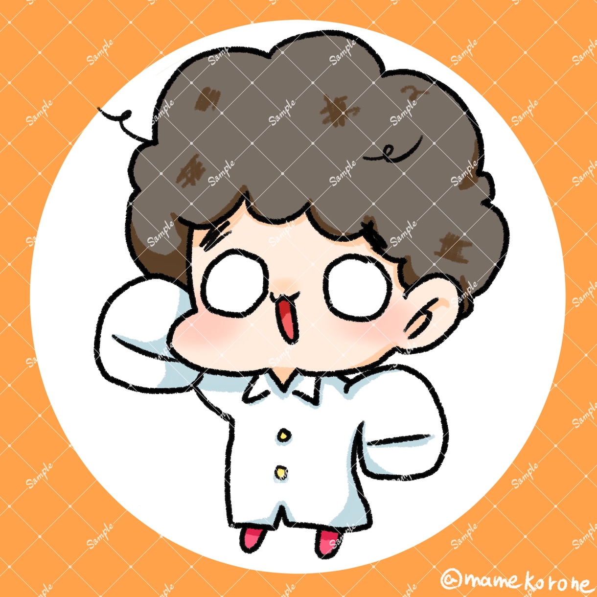 SNSアイコンなどのイラスト作成します ゆるかわいいイラストを作成します。 イメージ3