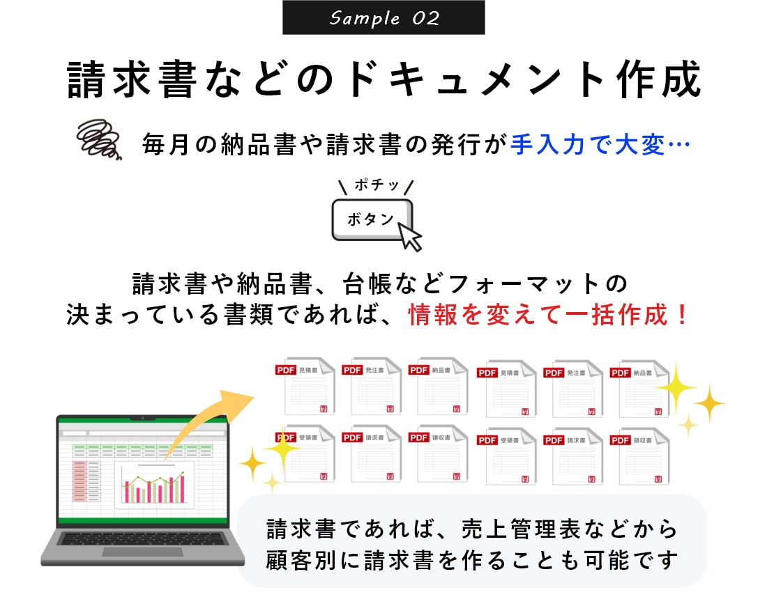 Excel パワポ等　自動化ツール作成します あなたじゃなくてもできる仕事に割く時間を削減します。 イメージ5
