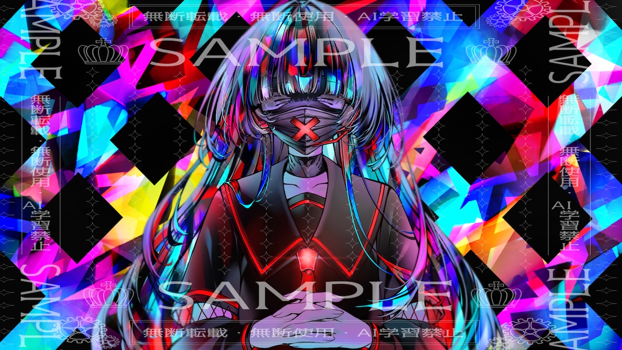 MV・サムネetc目を惹く映えるイラストを描きます 唯一無二でクリックしたくなるようなイラストを提供します‪☺︎ イメージ4