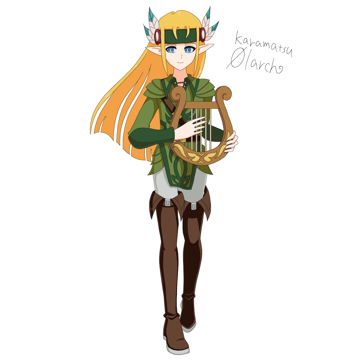 あなたのオリキャラ描きます キャラクターの性格に合った全身ポーズイラスト描きます。 イメージ3