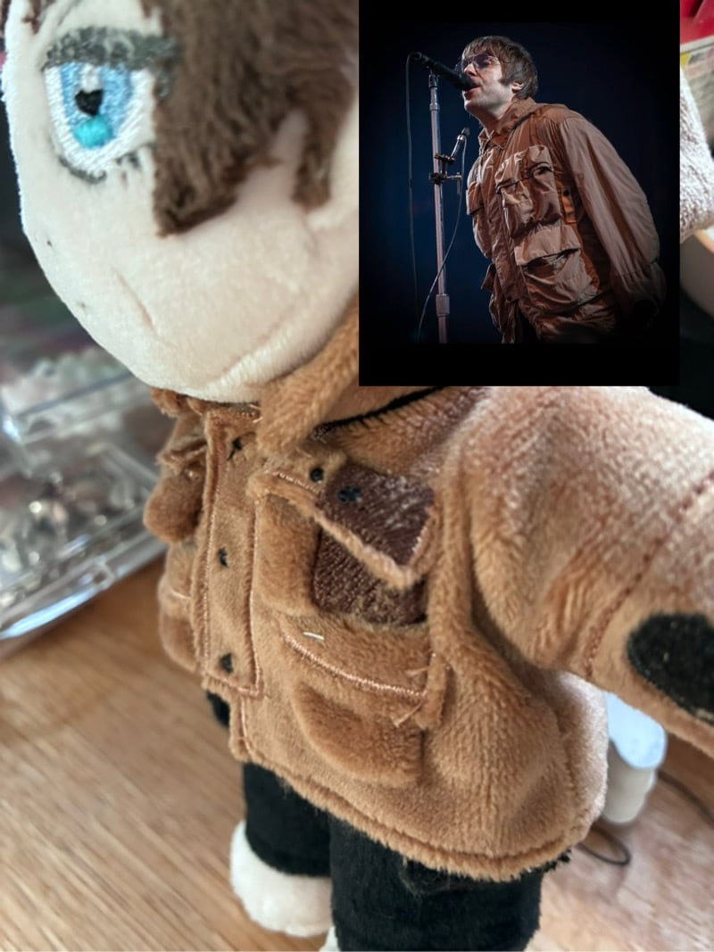 推し！？自分？をオリジナルぬいぐるみにしてみます デザイン。刺繍、縫製は工業ミシンで。 イメージ2