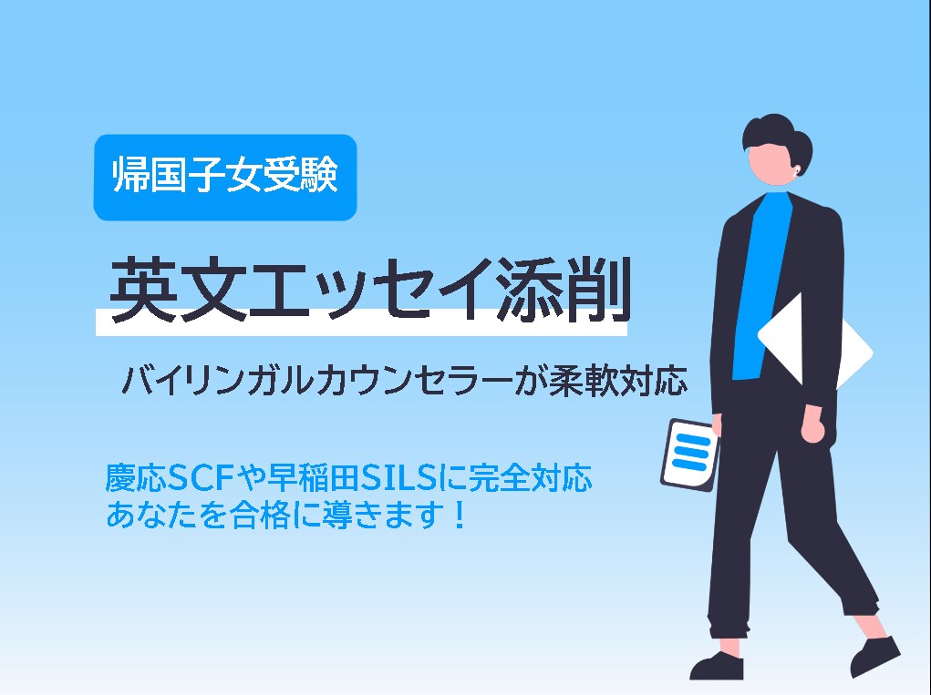 帰国子女大学入試のエッセイを添削ます ◇2日～3日で迅速・丁寧に対応します。 イメージ1