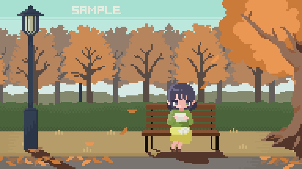 ドット絵アニメをMVや配信待機画面用に作ります 動くドット絵ループGIFで印象に残るMV・待機画面に！ イメージ10
