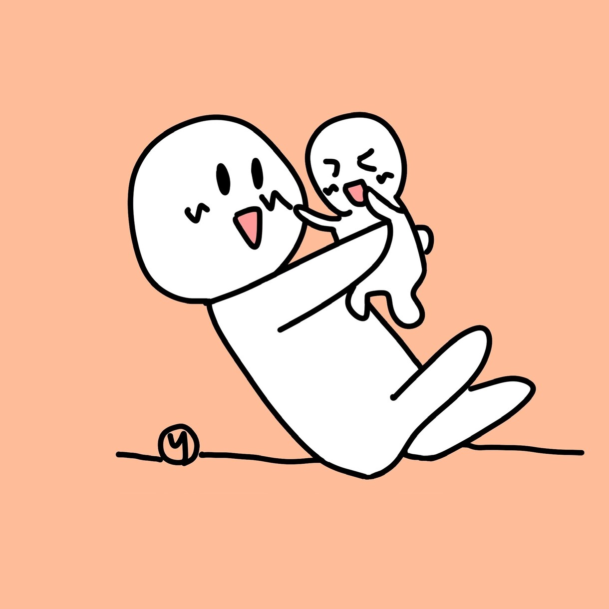 ほんわかゆる〜いシンプルイラスト描きます 白黒線画が得意です。アニメの様なカラフルな色合いも得意です。 イメージ1