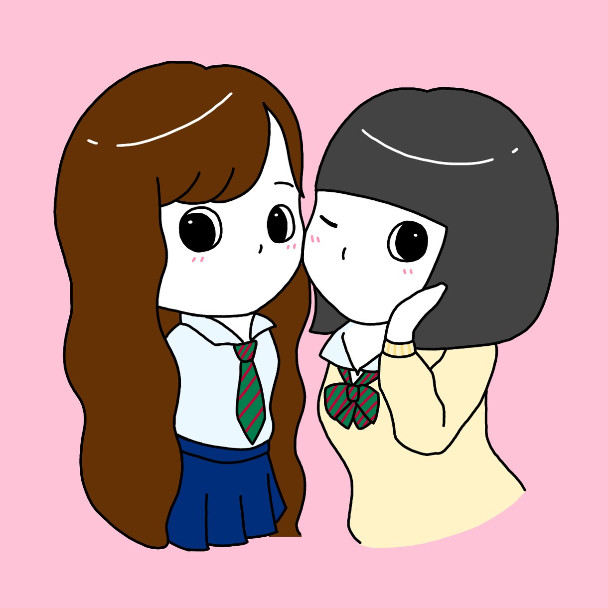女の子のイラストを描きます SNS、アイコンなど様々な用途でお使いください。 イメージ3