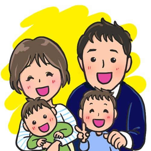 ウエディング★お祝い事に！似顔絵お描きします ゆる可愛めのイラストです。ご家族で記念の１枚はいかがですか？ イメージ5