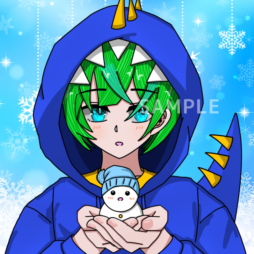 お目目キラキラ！SNSアイコンをお描きします SNSに映える！かわいい、かっこいいイラストをお描きします イメージ2