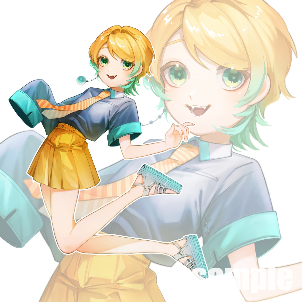 今だけ30%OFF！配信向け立ち絵描きます イラストのパーツ分け、表情差分！！対応可！！ イメージ5