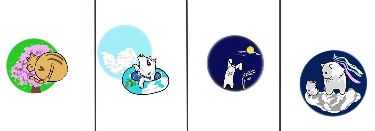 簡単デフォルメ絵描きます パンフレットがほんわか雰囲気に！デフォルメキャラはどうですか イメージ4