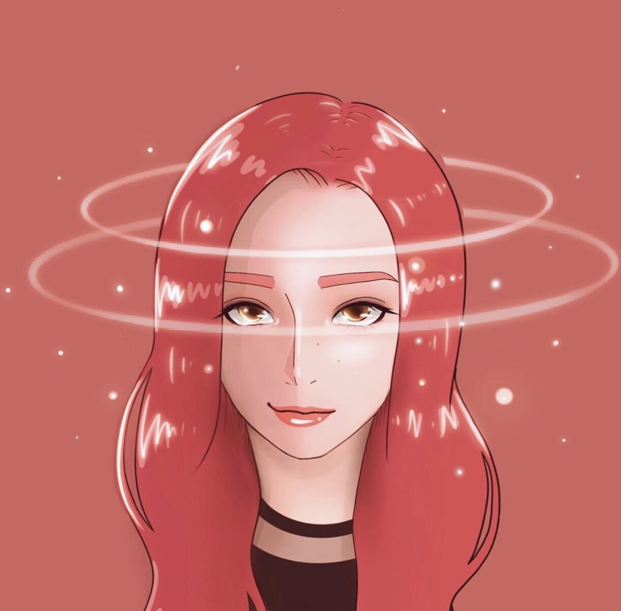 似顔絵イラスト、SNSアイコン等承ります キラキラした、柔らかい雰囲気を大切にしています イメージ1