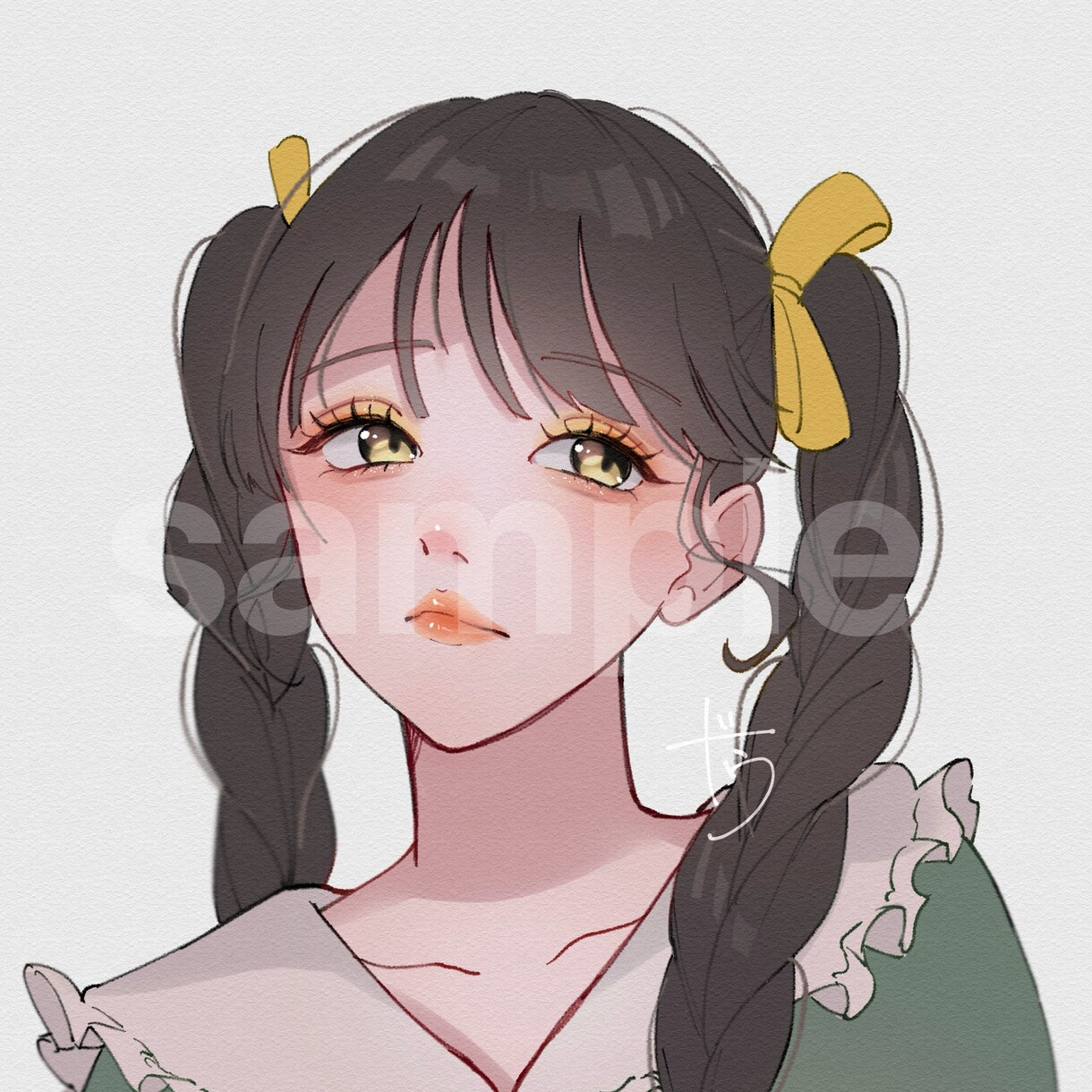 先着3名限定【特別価格】アイコンイラスト描きます 女の子が得意です 実績作りのため限定価格です イメージ1