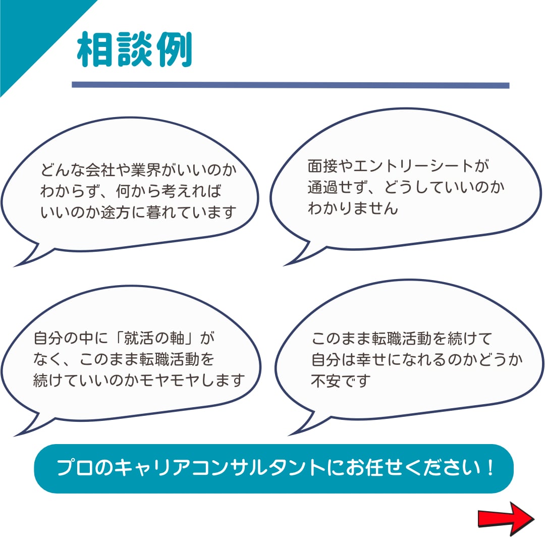 20・30代限定！「転職活動の軸」探し手伝います キャリアのプロがあなたの「やりたいこと」探しをサポートします イメージ3