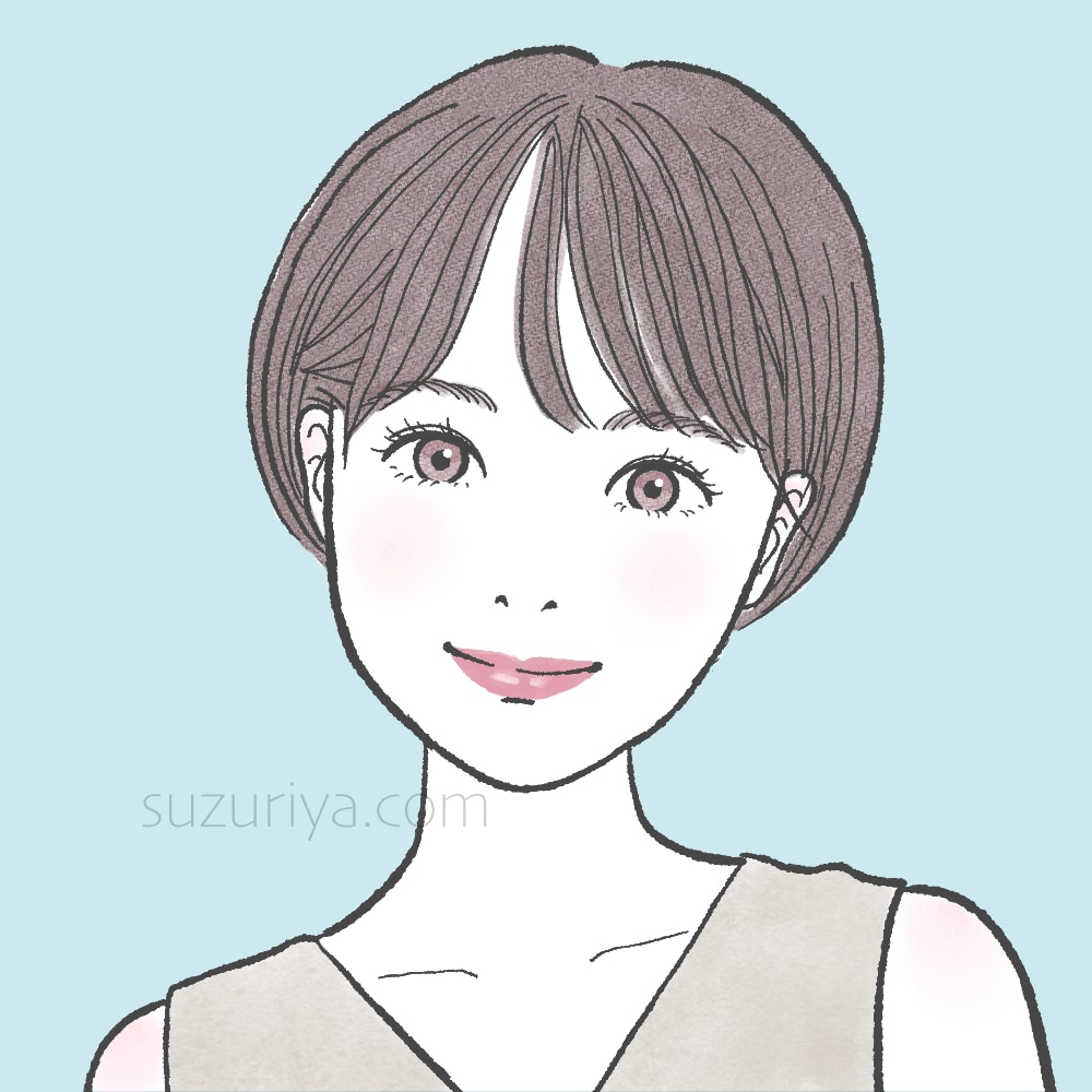おしゃれな女の子・ガールズイラスト描きます 大人かわいい、アナログ風の女性イラストです。アイコン・名刺に イメージ4