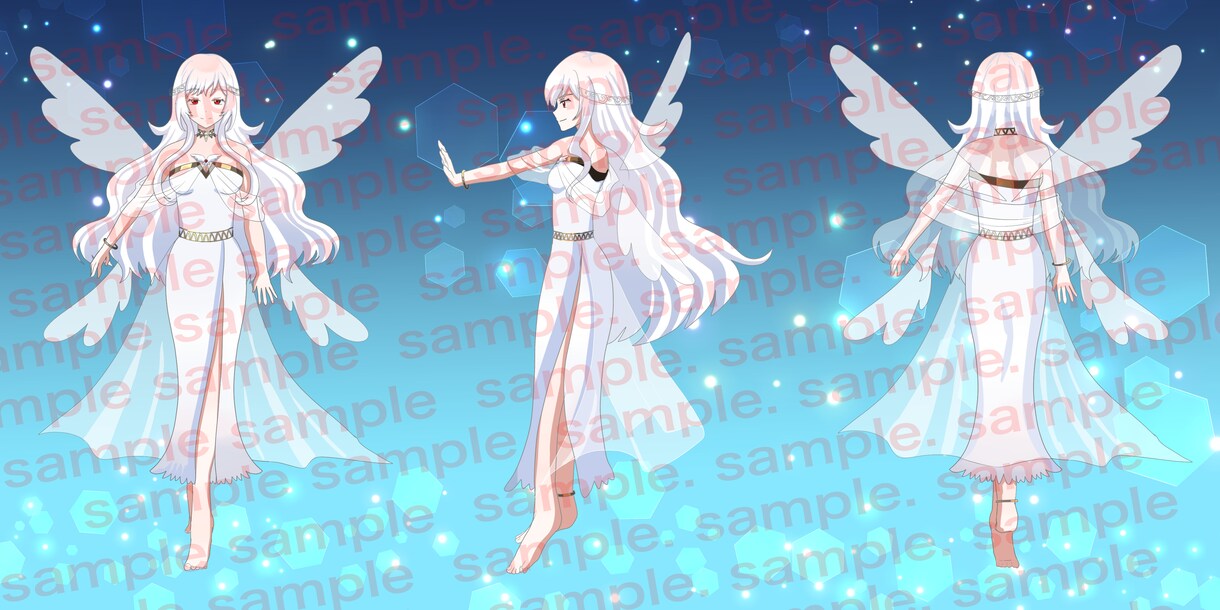 3面図、キャラクターデザインします かわいいキャラクターをデザインします！ イメージ6