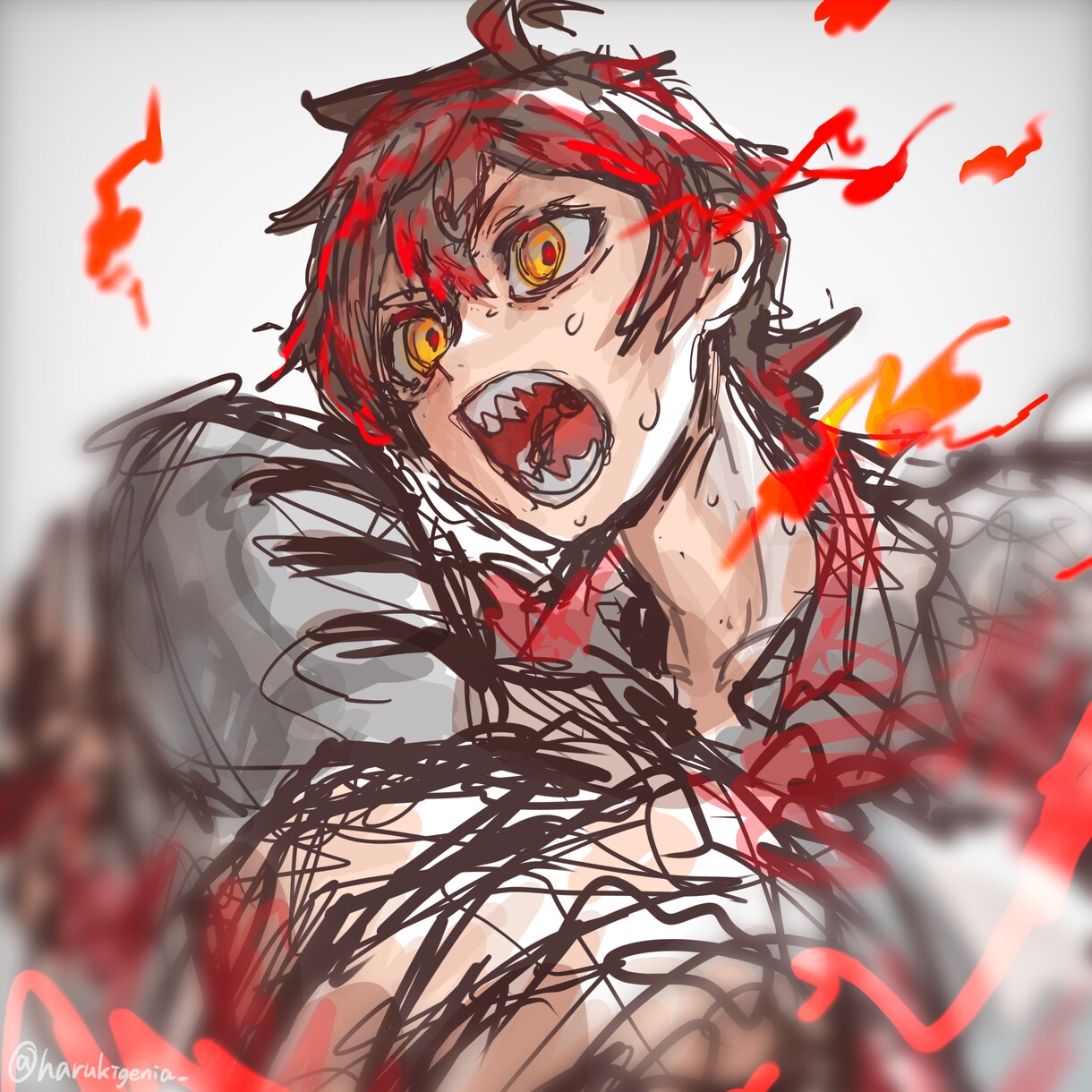キャライラストお描きします 厚塗りで仕上げた重厚感のあるイラストをお届けします！ イメージ6