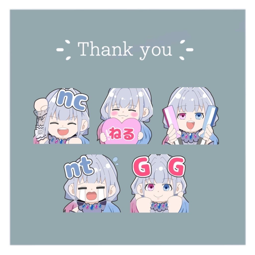 Twitch・LINEスタンプ制作します オリジナルのスタンプで配信を彩りたい方に！3枚で2000円！ イメージ3