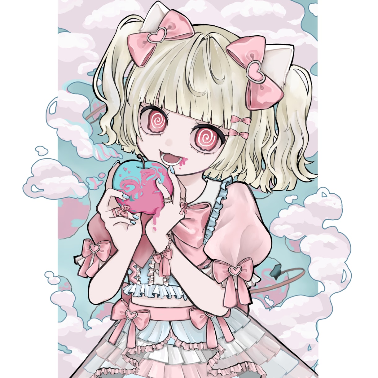 厚塗りで可愛い女の子のイラストを描きます アイコン、グッズ、サムネなど✧︎*（最初の3名様の価格です） イメージ4