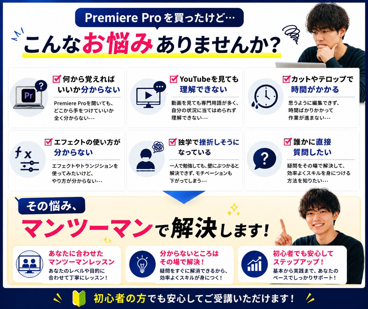 初心者に動画編集の基礎をマンツーマンで教えます 案件獲得を目指す方へ！現役講師が丁寧にサポート！ イメージ6