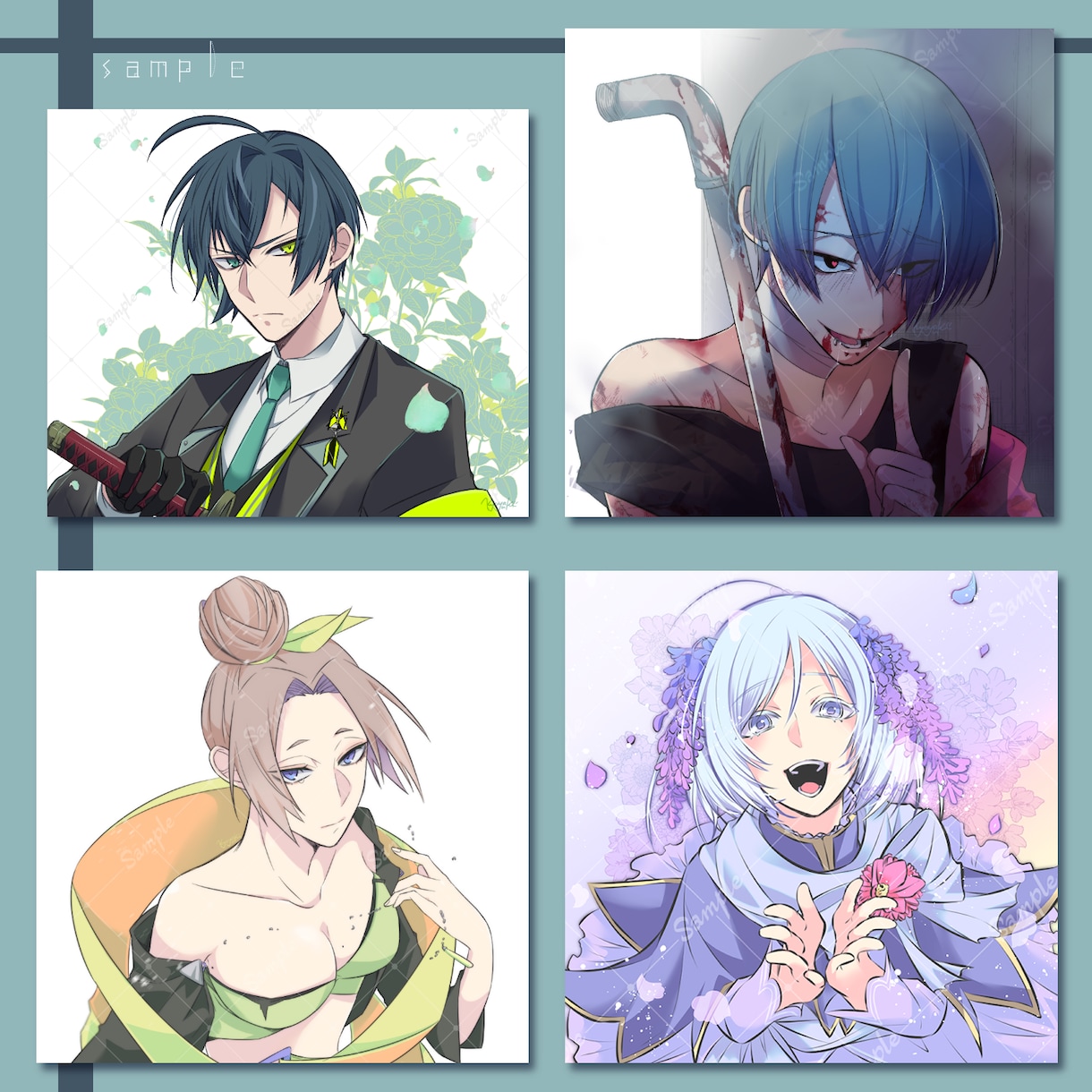 SNSなどに使えるアイコンやイラストを描きます 可愛い＆カッコいいキャラを描きます イメージ3