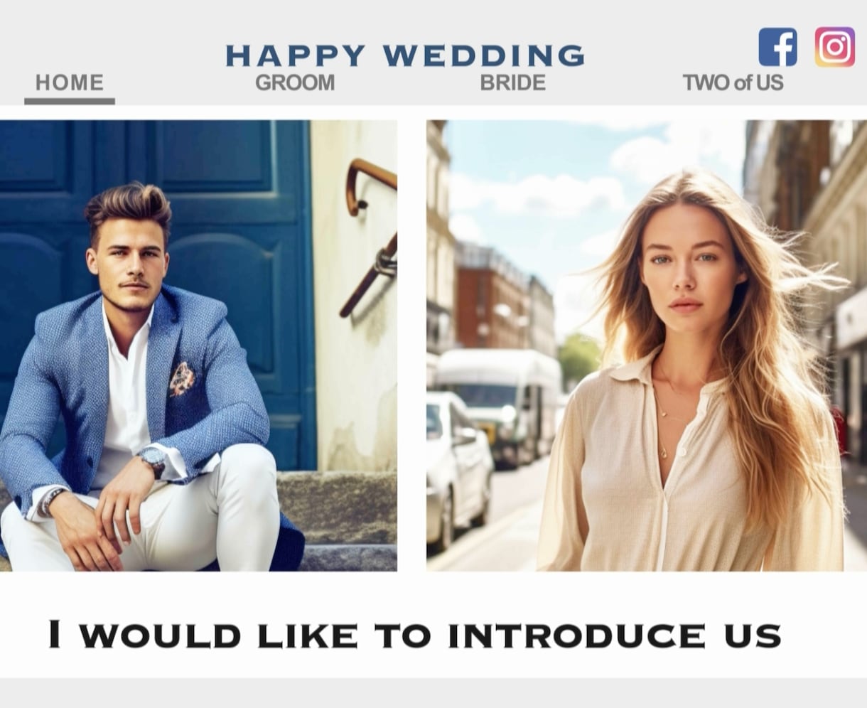WEB風の結婚式オープニングムービーを作成します ISUM申請も承ります！おしゃれで可愛いオープニングです♪ イメージ3