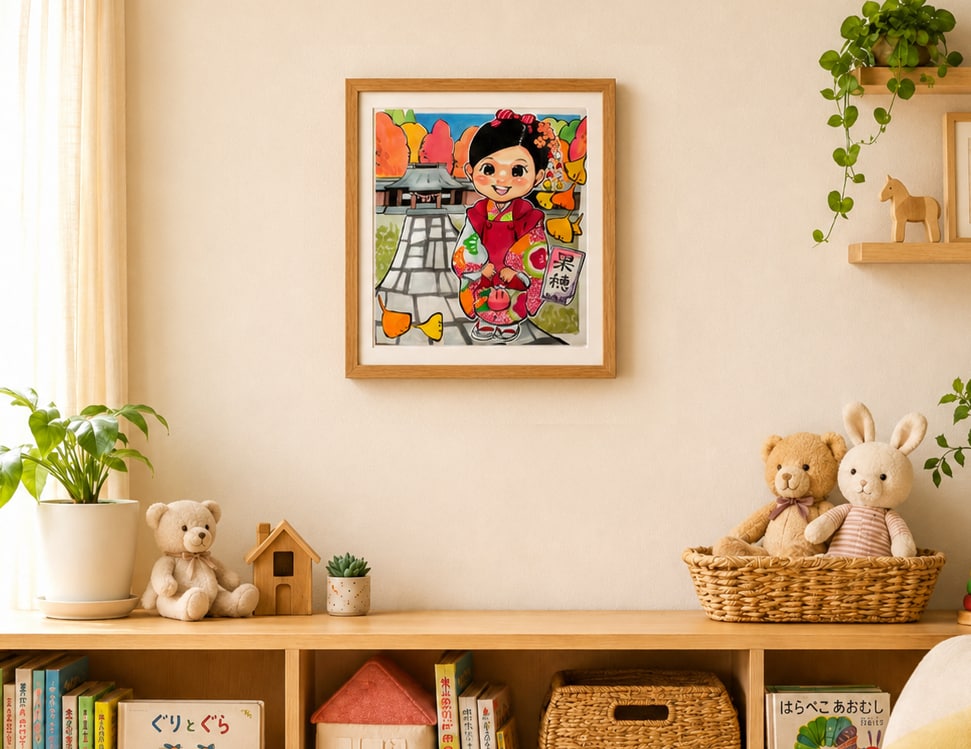 誕生日・七五三・入園祝いの似顔絵お描きします ・お子様の成長記録や、プレゼントにもおすすめ！ イメージ2