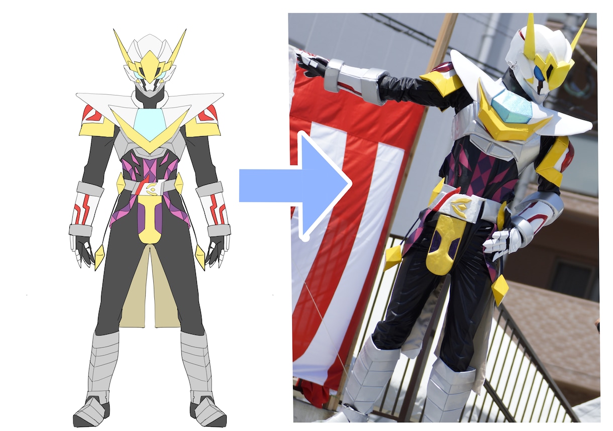 オリジナルヒーローデザインをさせてていただきます あなたの理想のヒーロー、リアルにデザインします！ イメージ1