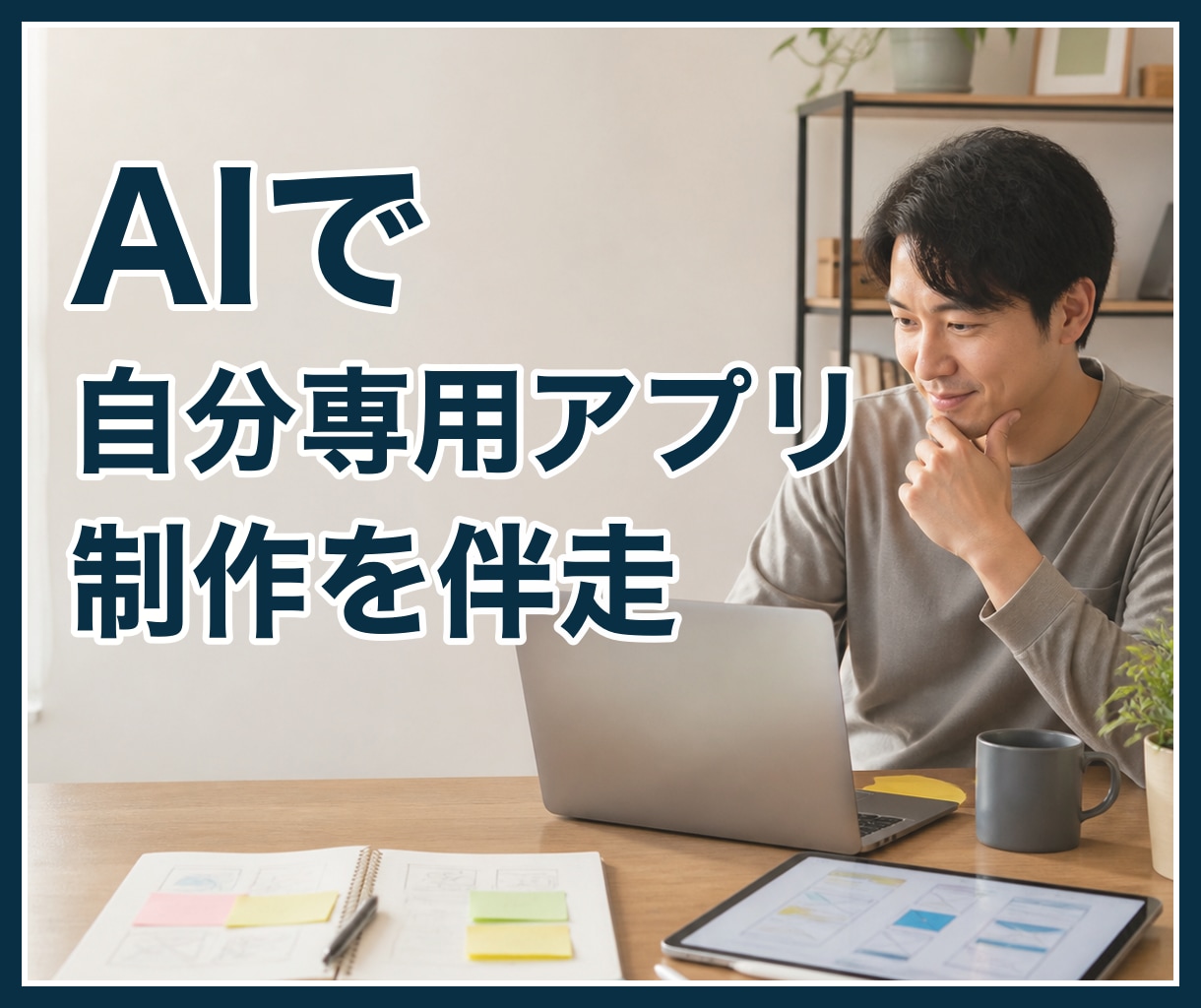 AIを使った自分専用アプリ制作を伴走します 非エンジニア歓迎！「こんなの欲しかった」をAIで形にします イメージ1