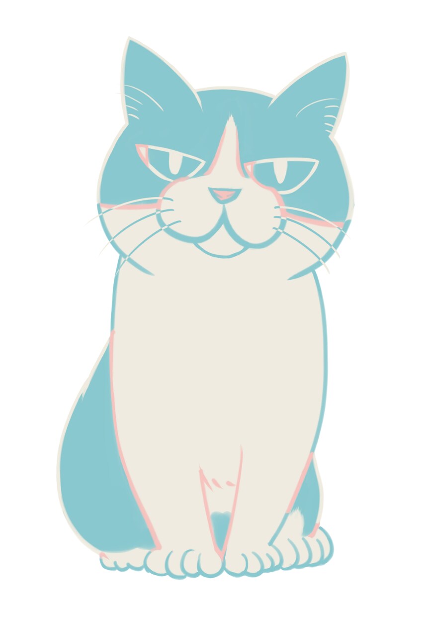 ご希望の絵柄でペットのイラスト描きます ポップな絵柄からリアルタッチ寄りまで承ります イメージ1