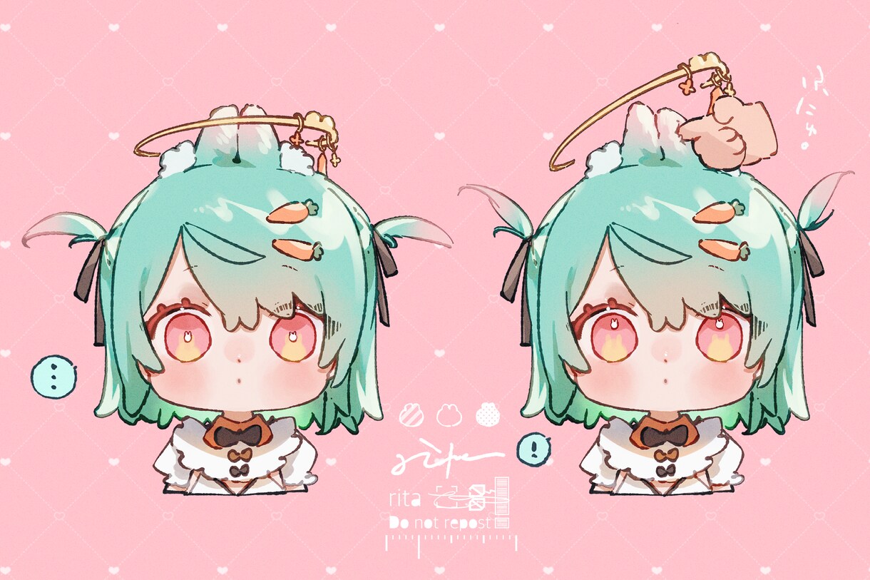 大切に育てたくなるちびキャラを描きます もちもちしたくなるかわいくてちまこいいのち！ イメージ3