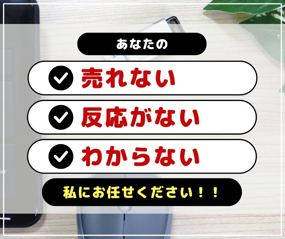 反応のないLPの原因を突き止めアドバイスします 結果に繋がらないLPにうんざりしているあなたへ イメージ2