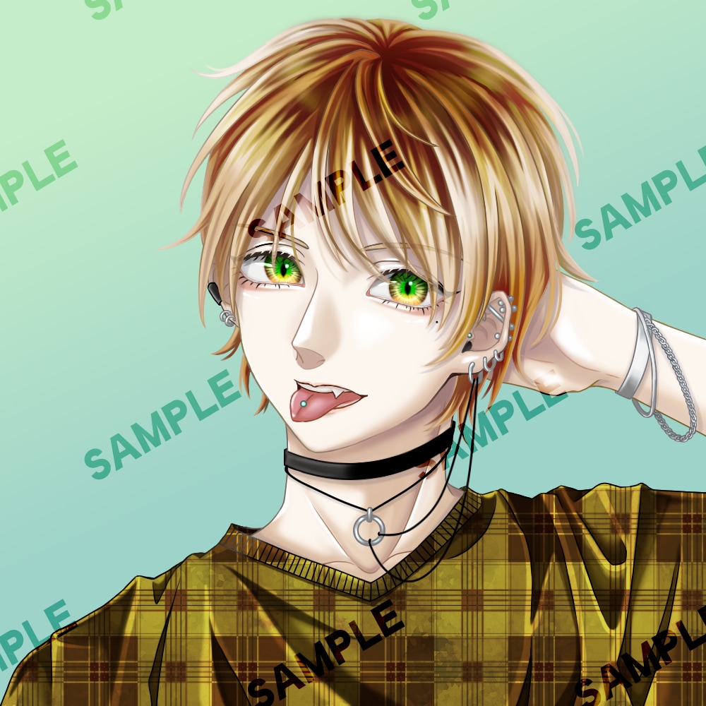 イラストを描かせて頂きます 中性的な男性や儚い綺麗めな女性を描くことが多いです。 イメージ2