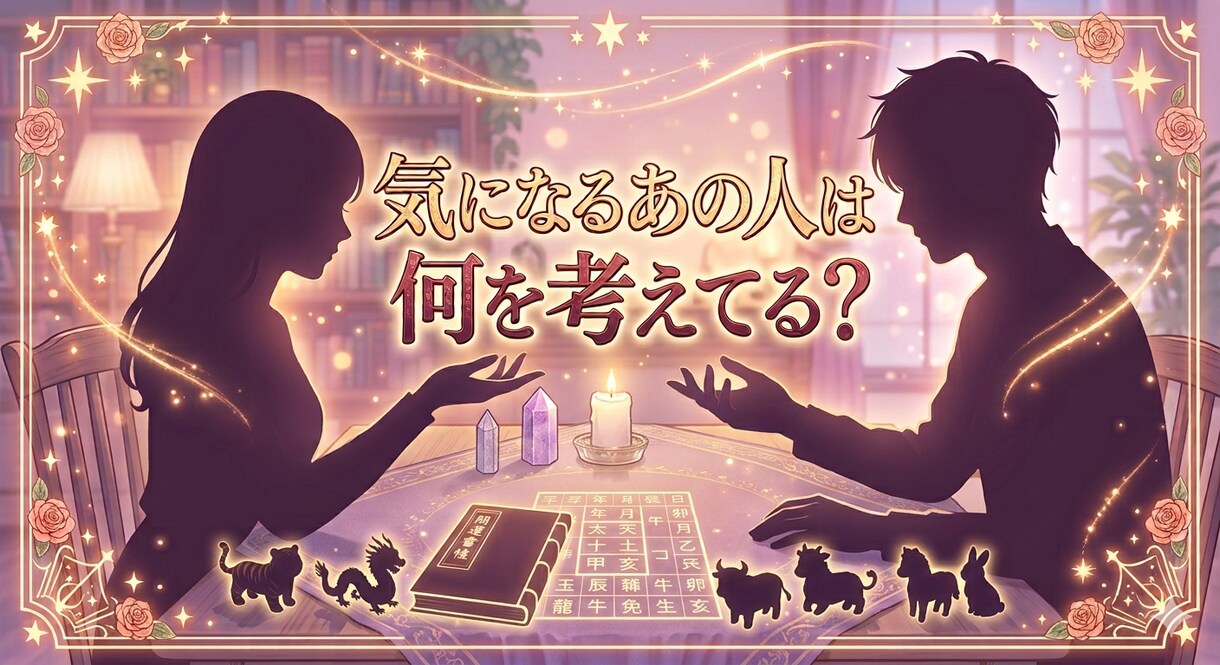 ワンコインで教えます 四柱推命で分かるあの人の本音と二人の恋の未来 イメージ1