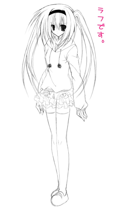 表情差分3種付き♪立ち絵描きます 萌え系の絵柄で、美少女から男キャラまで幅広く対応 イメージ5
