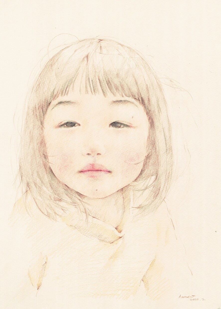色鉛筆画、イラスト、似顔絵、グラフィックを描きます お子さんやご両親、ペットの似顔絵を温かみのある色鉛筆画で イメージ3