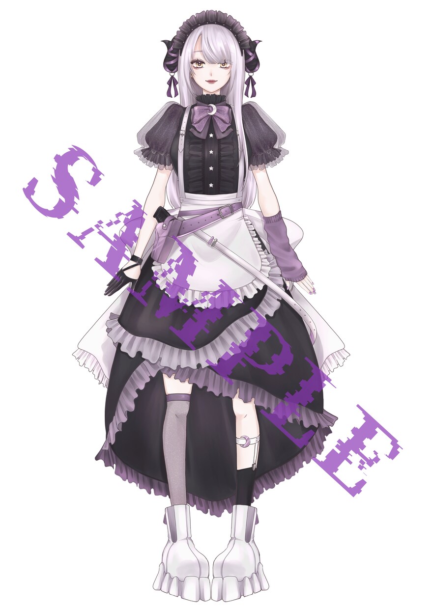 美麗なVtuber等の立ち絵(全身)を作成します 流行を取り入れつつご希望にそった拘りの立ち絵を作成致します！ イメージ5