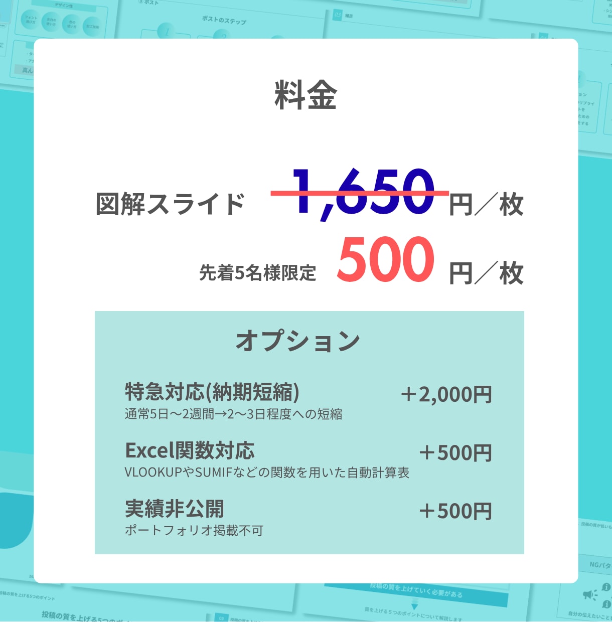 ゴチャゴチャ資料を伝わる図解スライドにします 営業・研修・社内資料をプロが図解デザインに整えます イメージ5