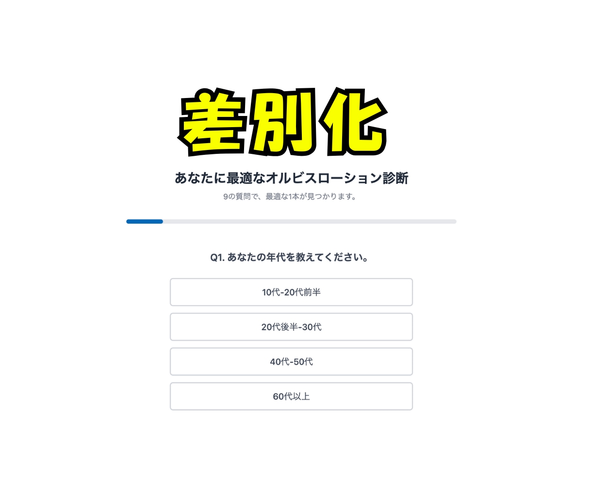 WordPress対応｜診断ツールを制作します 読者の『選ぶ不安』を解消する１問1答形式の診断ツール イメージ5