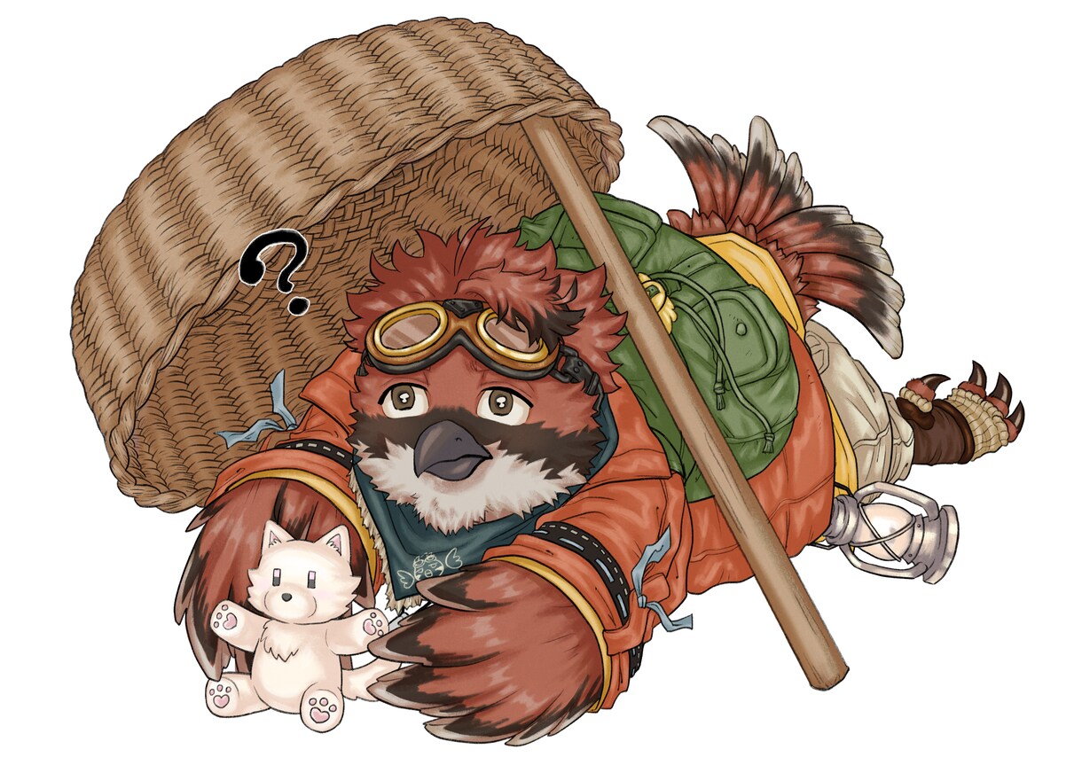 Furry・ケモノ配信者向け/動画サムネ絵承ります 【商用・グッズ利用込】配信・動画用立ち絵イラスト制作 イメージ3