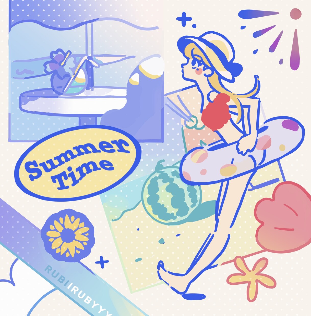 思い出やキャラクターを詰め込んだイラスト制作します あなたのために、人に見せたくなるような可愛いイラスト描きます イメージ6
