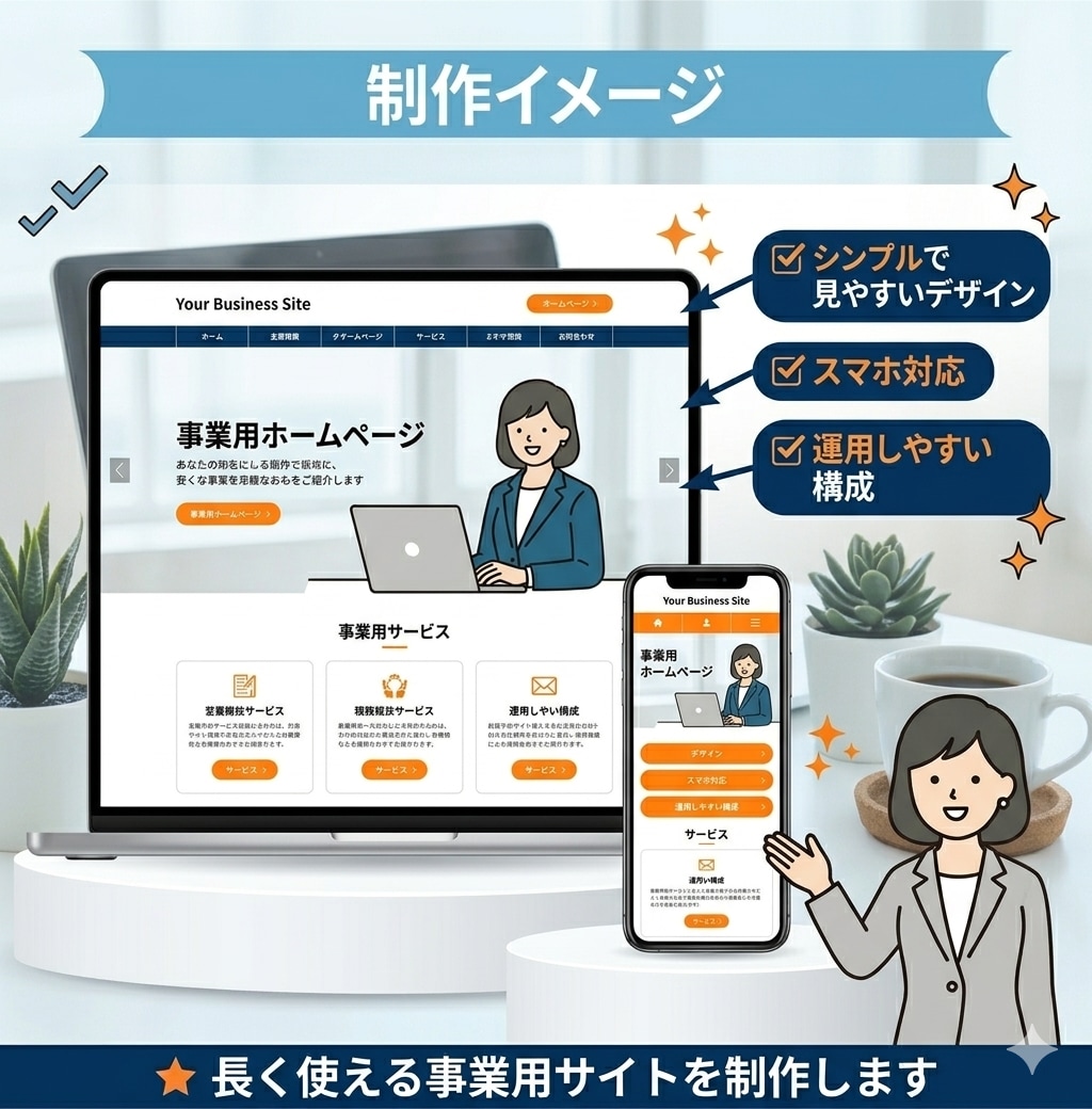WordPress専門・事業用ホームページ作ります 個人事業・店舗向け新規WordPressホームページ制作 イメージ5
