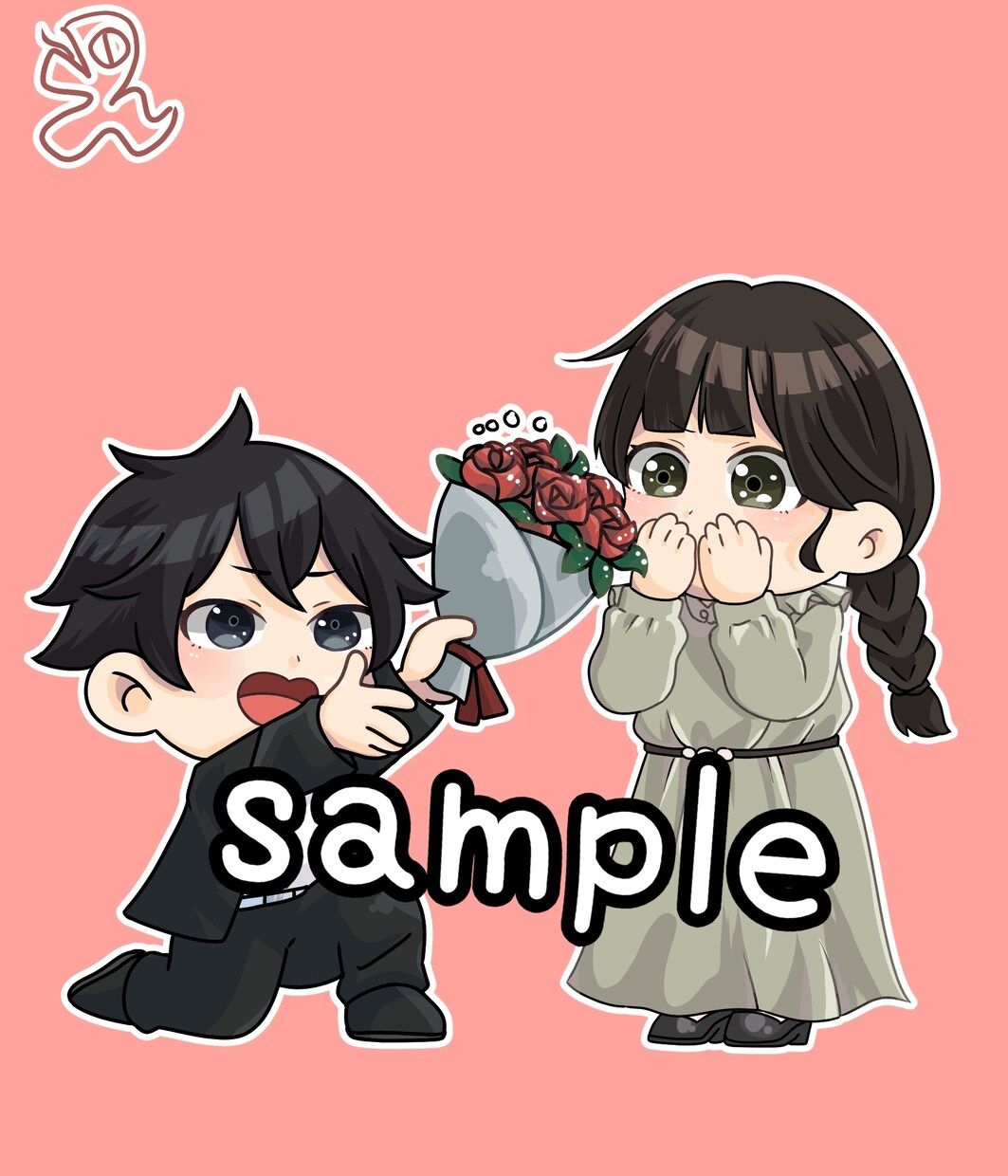 かわいいイラストを描きます SNSのアイコンや挿入画に、かわいいイラストをお届けします！ イメージ4
