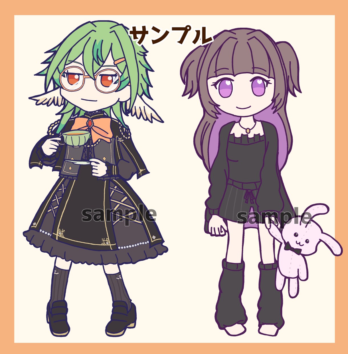 ポップでかわいいデフォルメキャラお描きします 商用利用可☆グッズやSNS運用、配信などにお使いいただけます イメージ6